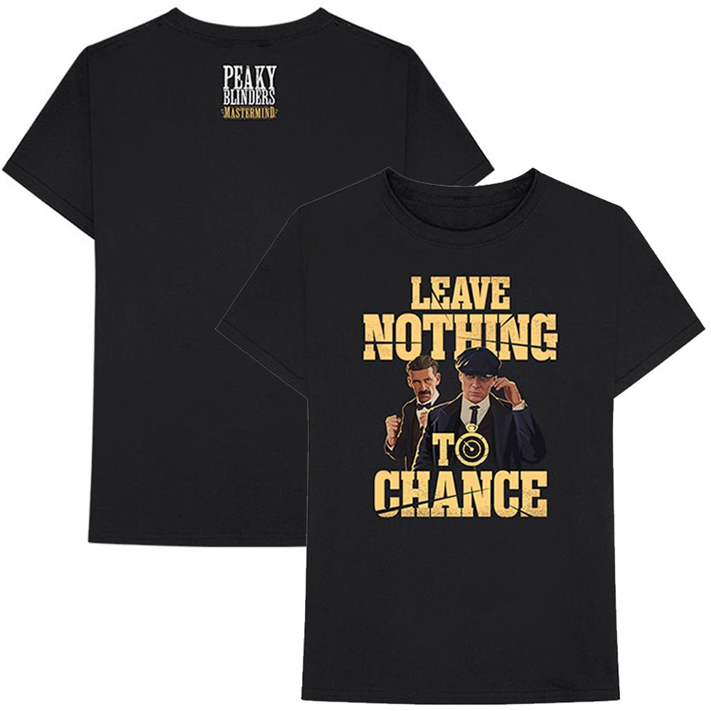 PEAKY BLINDERS ピーキーブラインダーズ - Leave Nothing To Chance / バックプリントあり / Tシャツ / メンズ - PGS